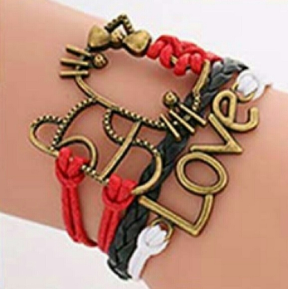 Jewelry - BRAND NEW RED WHITE BLACK MULTI LAYER BRACELET Jewelry - BRAND NEW RED WHITE BLACK MULTI LAYER BRACELET
